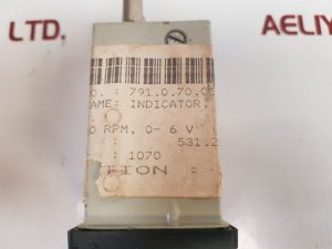 CAMILLE BAUER MOUNTING INDICATOR PANEL METER 0 TO 1000 RPM