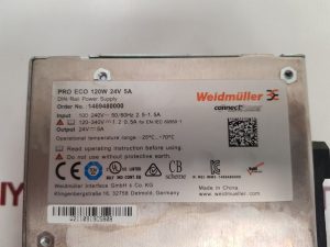 WEIDMÜLLER 1469480000 AC/DC DIN RAIL POWER SUPPLY