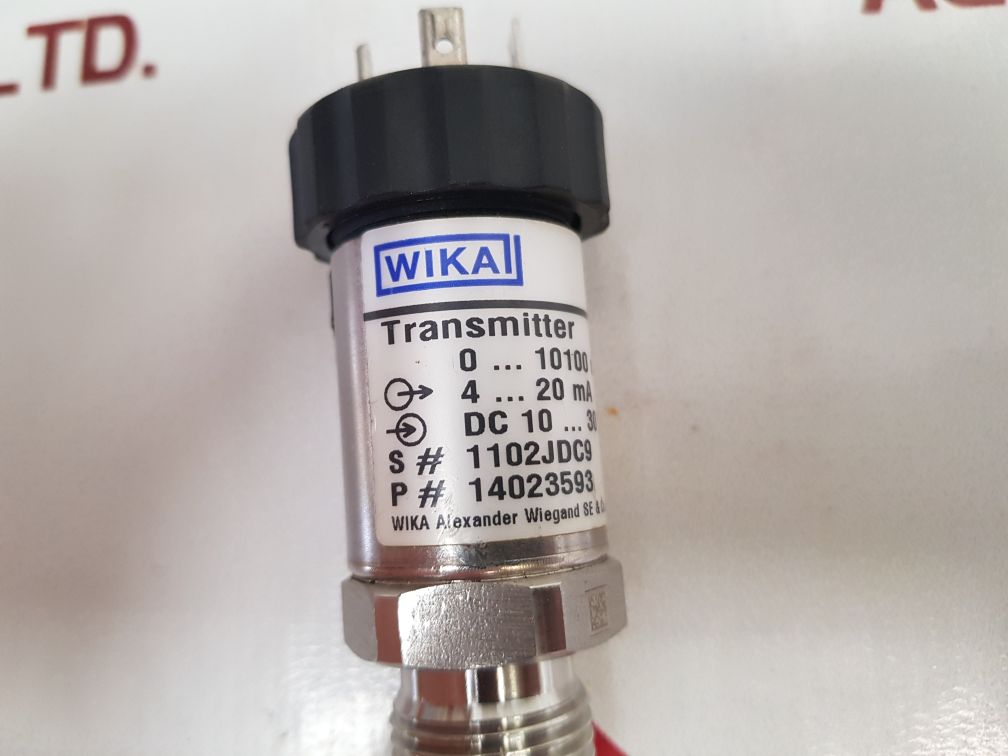 WIKA S-10 PRESSURE TRANSMITTER SENSOR 14023593