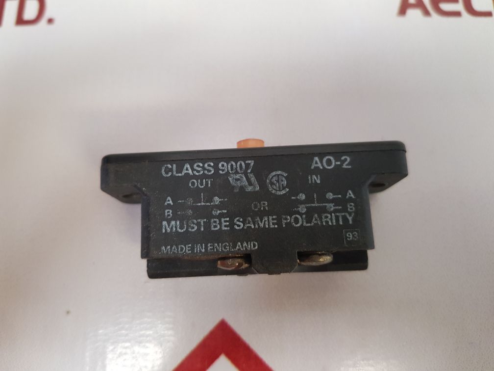 SQUARE D CLASS 9007 AO-2 LIMIT SWITCH