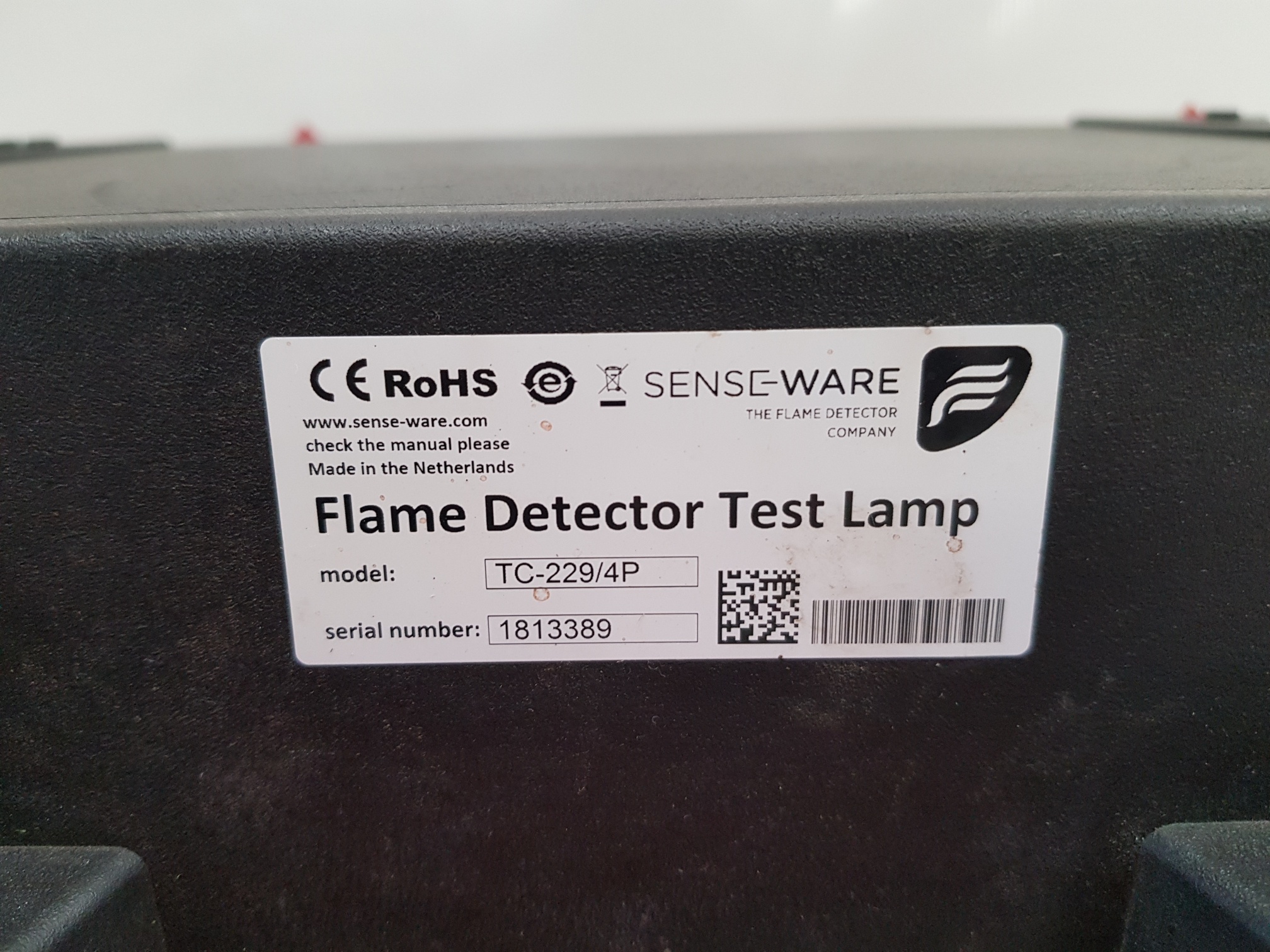 SENSEWARE TC-229/4P FLAME DETECTOR TEST LAMP