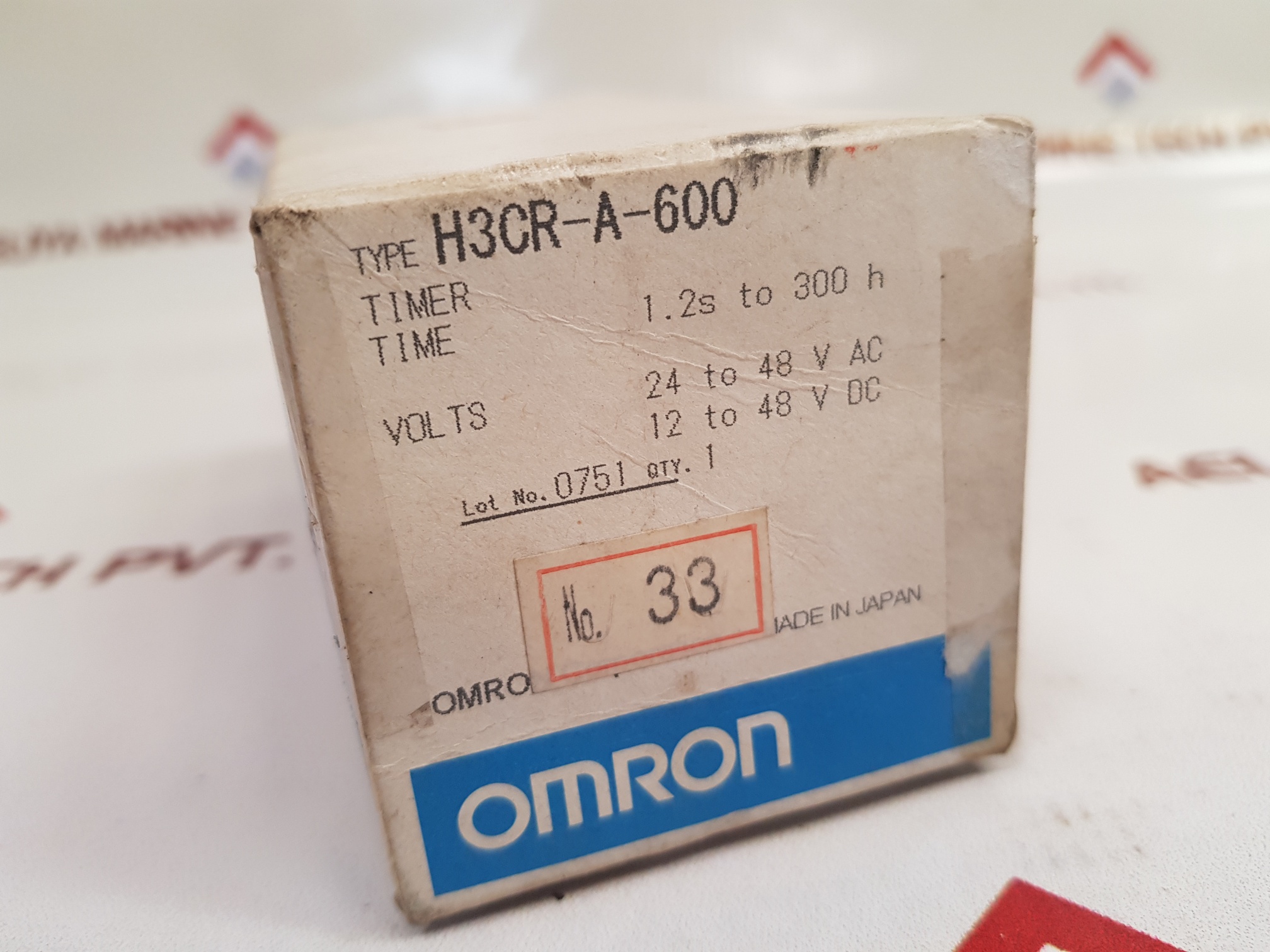 OMRON H3CR TIMER H3CR-A8E-600