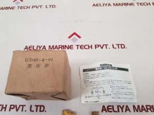 SMC GD40-2-01 DIFFERENTIAL PRESSURE GAUGE
