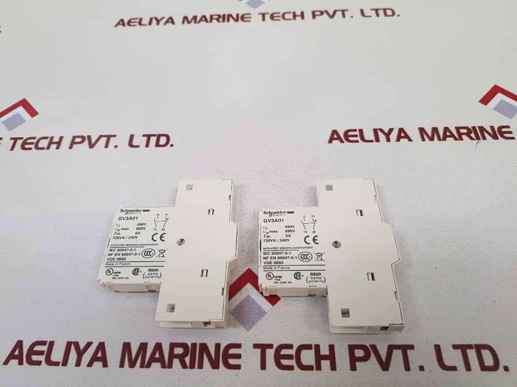SCHNEIDER ELECTRIC TESYS GV3A01 AUXILIARY CONTACTS BLOCK