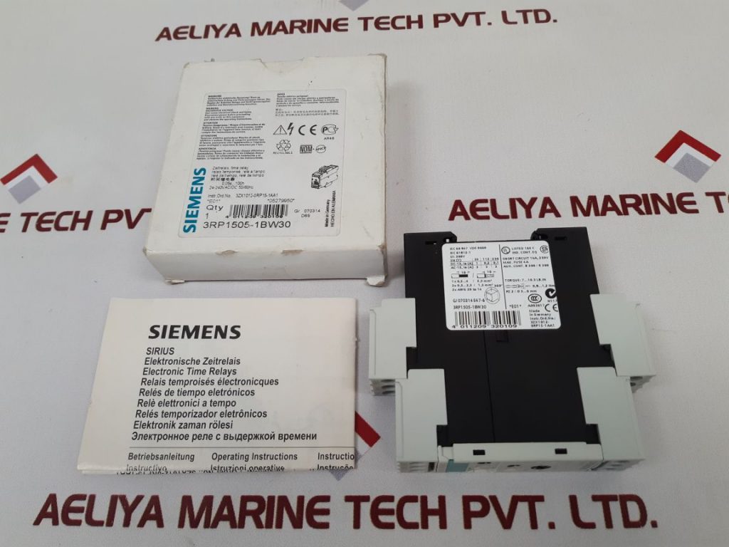 SIEMENS 3RP1505-1BW30 ELECTRONIC TIME RELAY