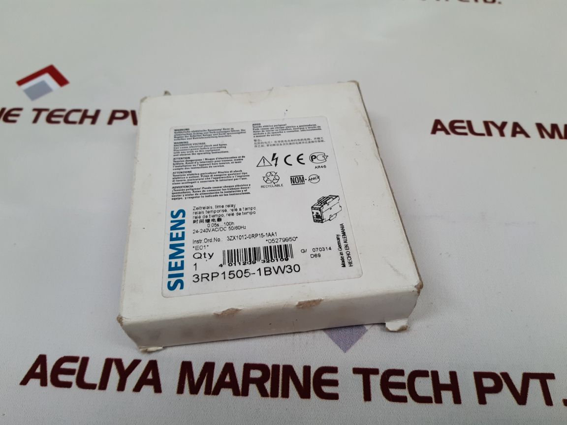 SIEMENS 3RP1505-1BW30 ELECTRONIC TIME RELAY
