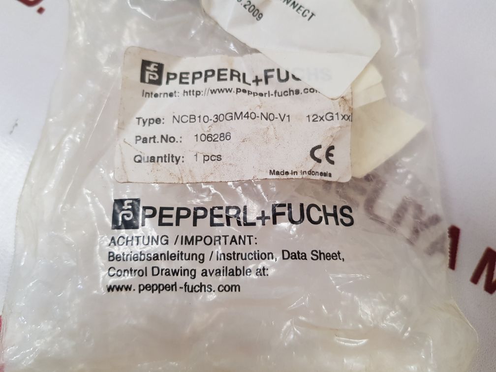 PEPPERL+FUCHS NCB10-30GM40-N0-V1 INDUCTIVE SENSOR 106286