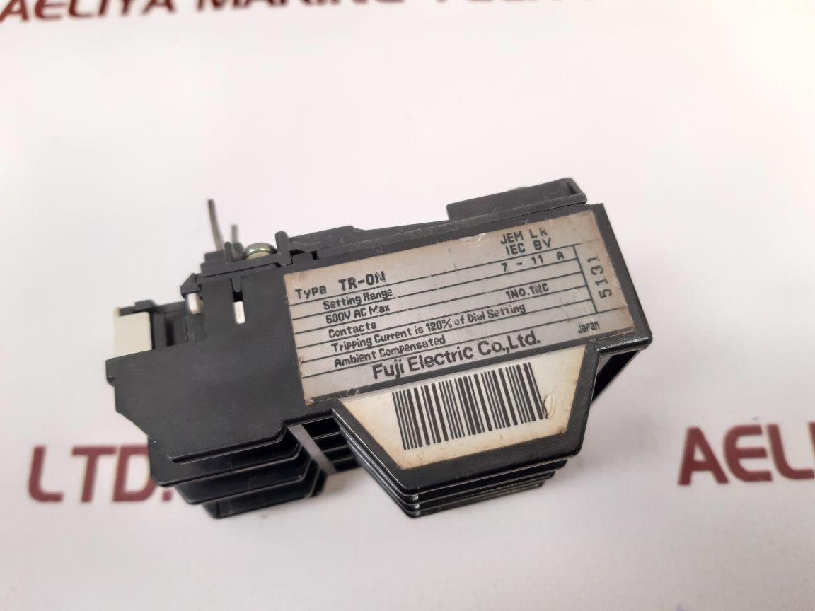 FUJI ELECTRIC TR-0N THERMAL OVERLOAD RELAY 7-11A