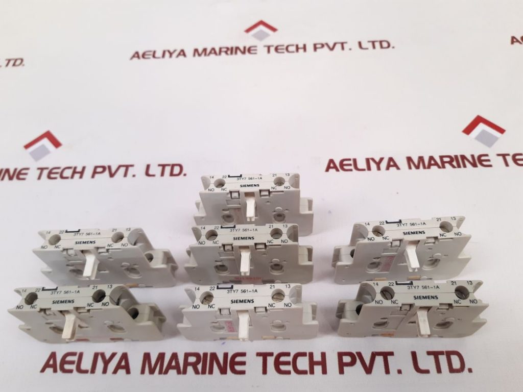 SIEMENS 3TY7 561-1A AUXILIARY CONTACT BLOCK