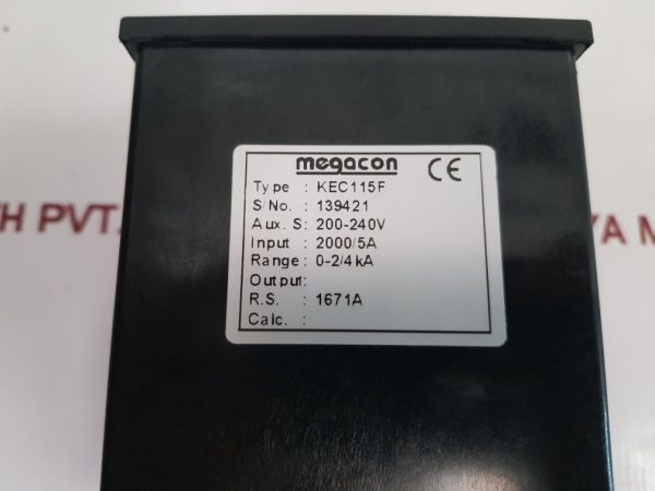 MEGACON KEC115F 3 PHASE SHORT CIRCUIT GUARD 0-2/4KA