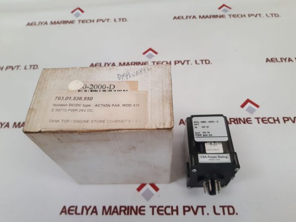 ACTION PAK MDL 4380-2000-D CONDITIONER RELAY