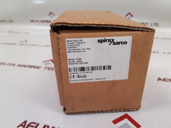 SPIRAX-SARCO SX80 CONTROLLERS SX SERIES