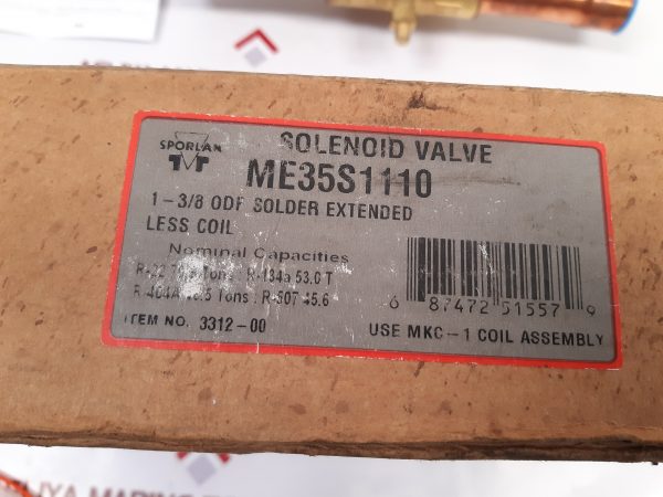 SPORLAN ME35S1110 MKC-1 SOLENOID VALVE