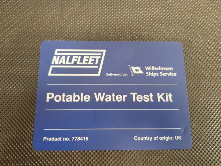 NALFLEET 778419 POTABLE WATER TEST KIT 777930 Aeliya Marine