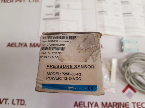 PNEUMAX P25P-03-F3 HIGH PRECISION DIGITAL PRESSURE SENSOR SWITCH