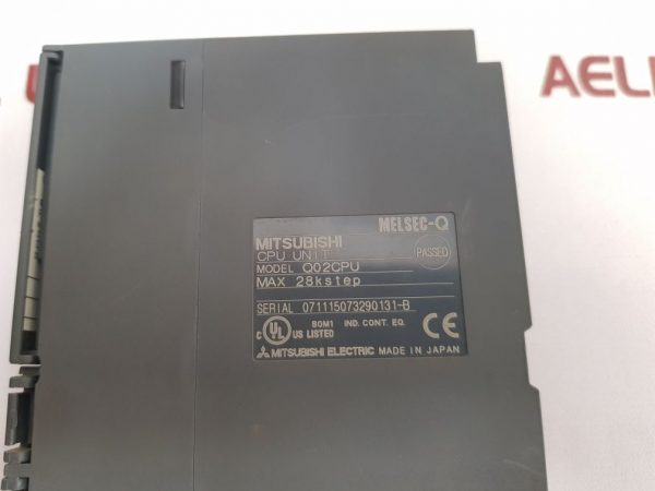 MITSUBISHI MELSEC -Q Q02CPU PROGRAMMABLE CONTROLLER