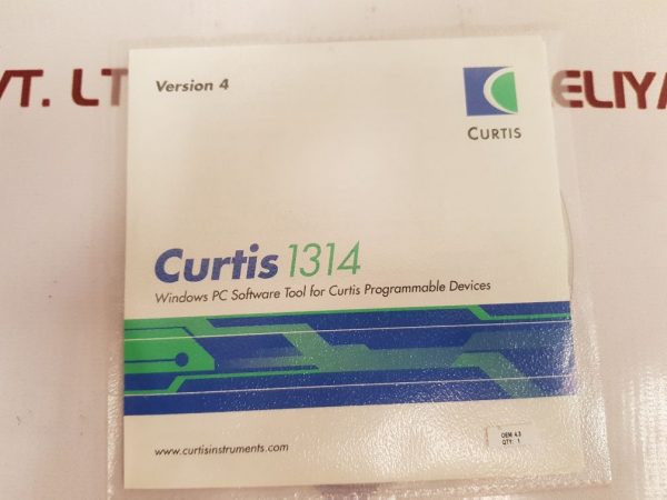 CURTIS 1314K-4401 WINDOWS PC SOFTWARE TOOL FOR CURTIS PROGRAMMABLE DEVICE