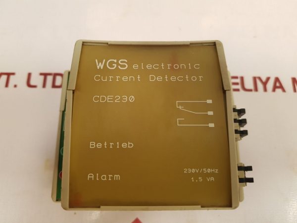 WGS ELECTRONIC CDE 230 CURRENT DETECTOR