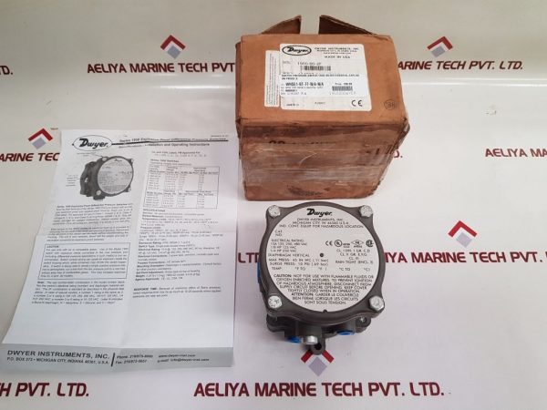 DWYER 1950-00-2F EXPLOSION-PROOF DIFFERENTIAL PRESSURE SWITCH SERIES 1950
