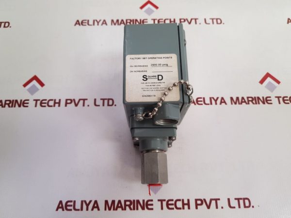 SQUARE D GCW-3 INDUSTRIAL PRESSURE SWITCH