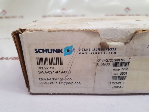 SCHUNK 9120-021T-K19-000-E QUICK-CHANGE-TOOL