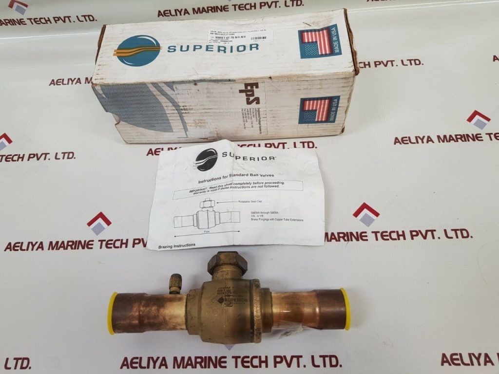 SUPERIOR 592WAS-13ST INLET/OUTLET CONN BALL VALVE