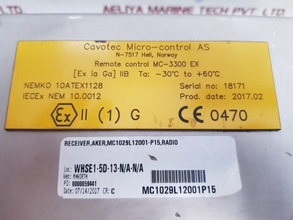 CAVOTEC MICRO-CONTROL MC-3300 EX