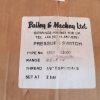 BAILEY & MACKEY 1381 PRESSURE SWITCH