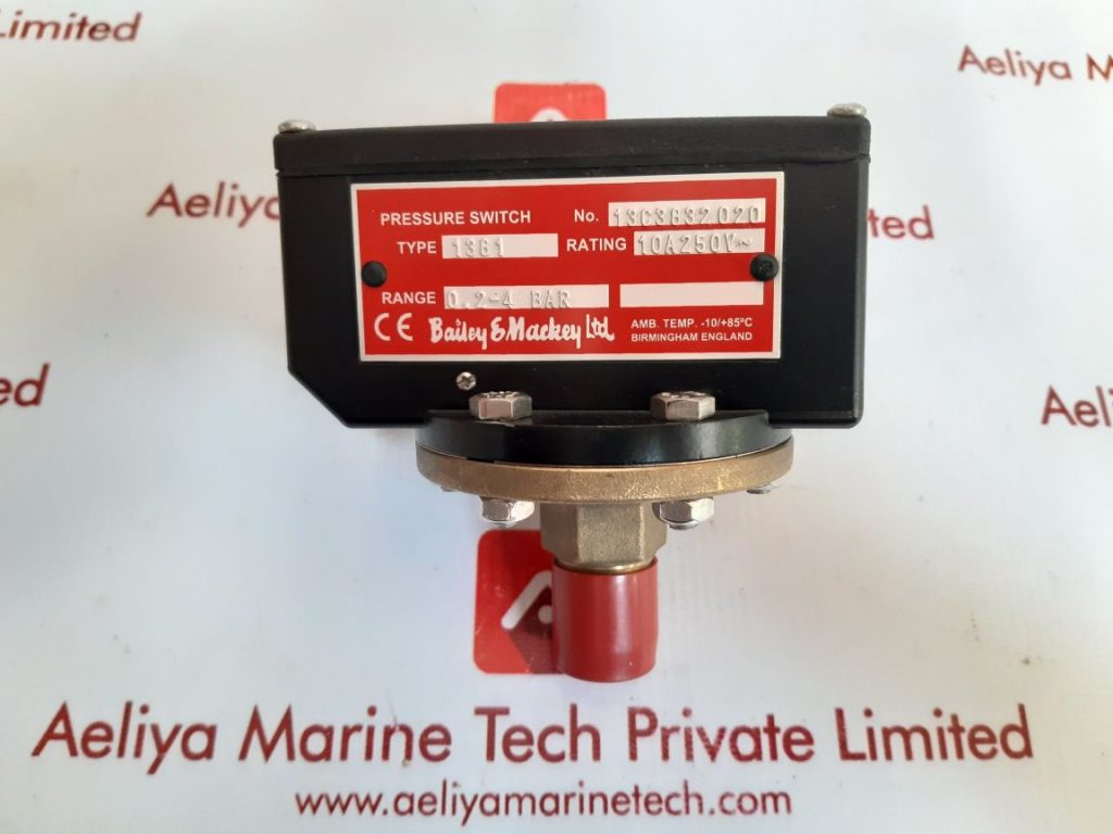 BAILEY & MACKEY 1381 PRESSURE SWITCH Aeliya Marine