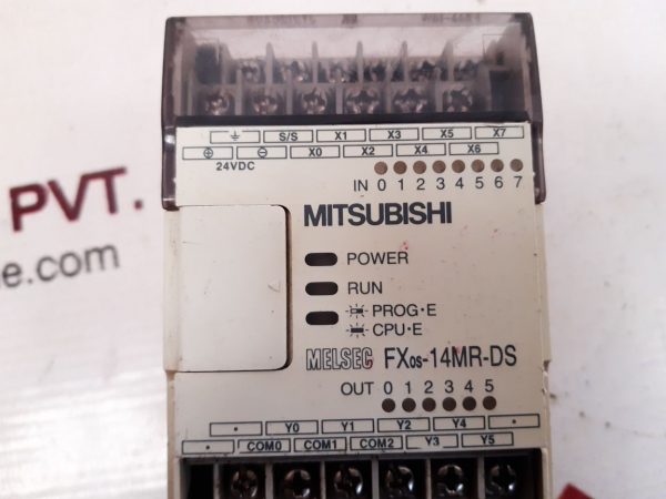MITSUBISHI MELSEC FX0S-14MR-DS PROGRAMMABLE CONTROLLER
