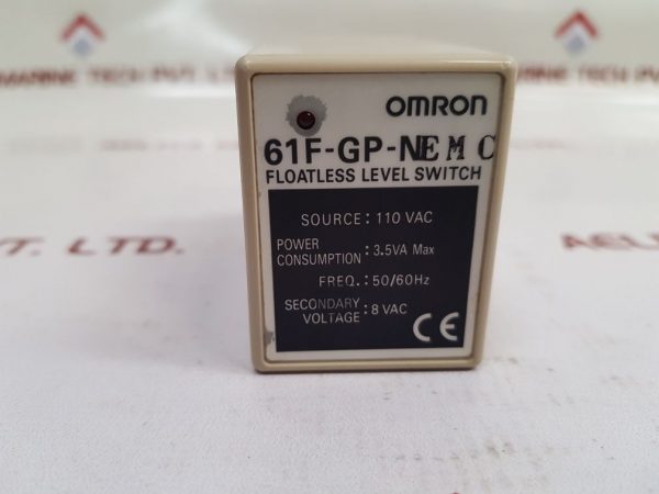 OMRON 61F-GP-NE FLOATLESS LEVEL SWITCH
