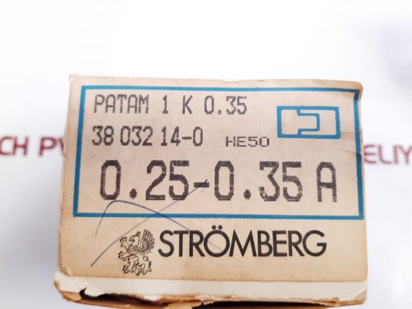 STROMBERG PATAM 1K0 35 THERMAL OVERLOAD RELAY HE50