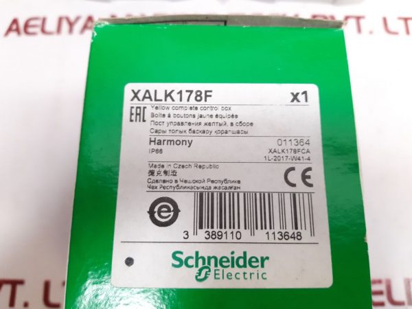 SCHNEIDER ELECTRIC XALK178F YELLOW COMPLETE CONTROL BOX