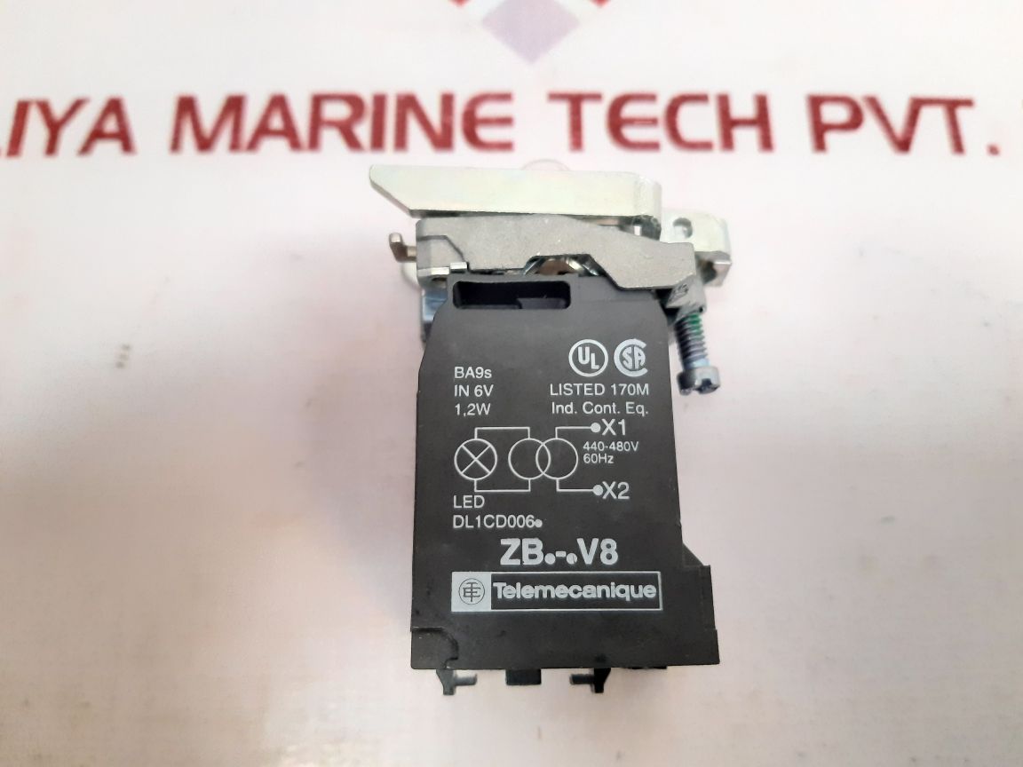 TELEMECANIQUE SCHNEIDER ELECTRIC ZB-V8 PILOT LIGHT