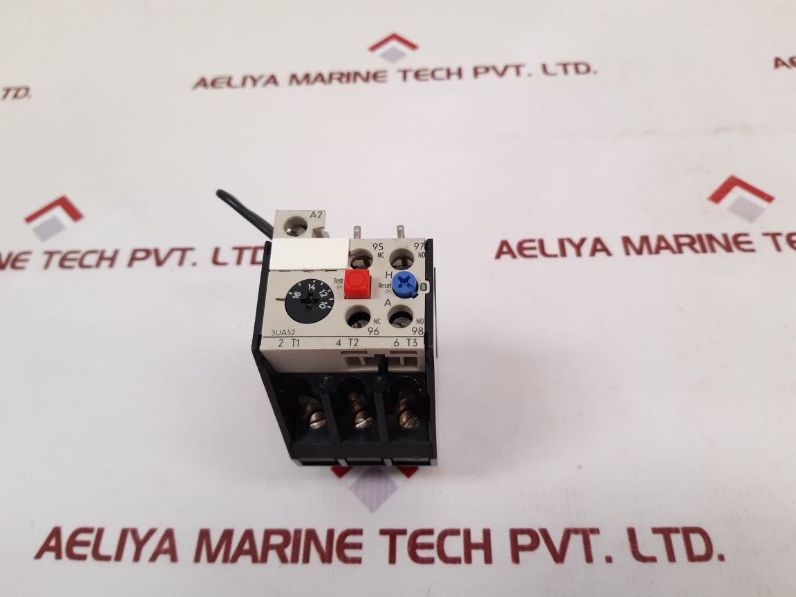 SIEMENS 3UA52 002A OVERLOAD RELAY 600V AC Aeliya Marine