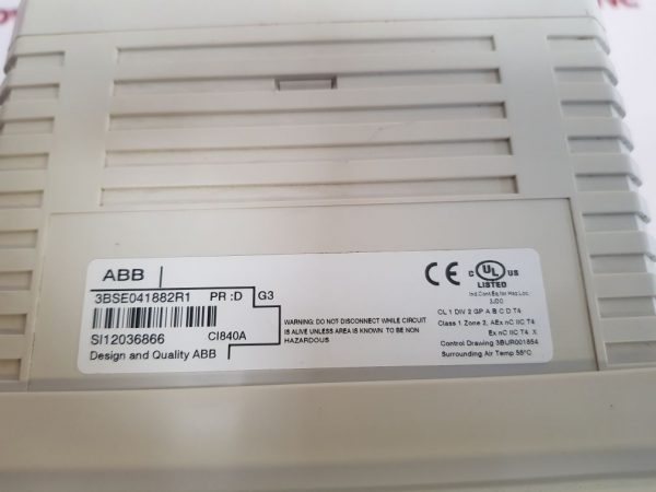 ABB CI840A MODULE 3BSE041882R1