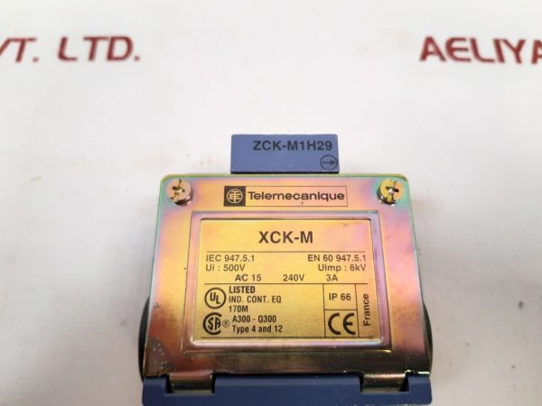 TELEMECANIQUE SCHNEIDER ELECTRIC ZCK-M1H29 LIMIT SWITCH ZCK-D15