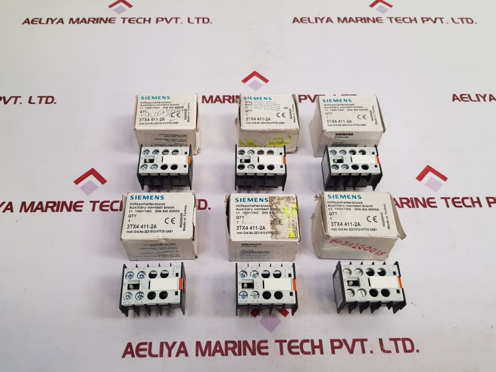SIEMENS 3TX4411-2A AUXILIARY CONTACT BLOCK