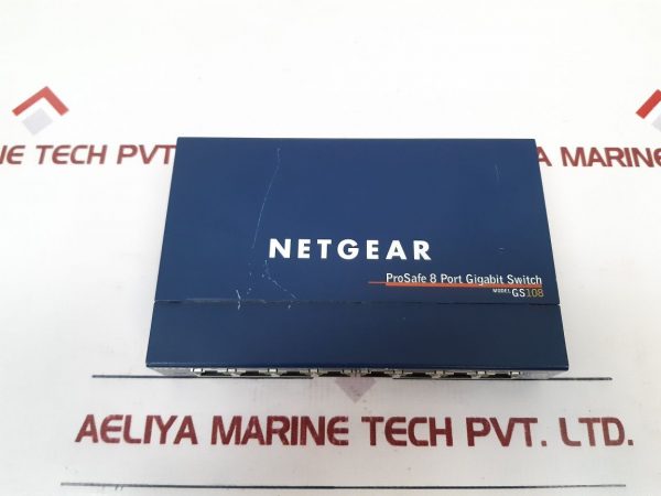 NETGEAR GS108 PROSAFE 8 PORT GIGABIT SWITCH