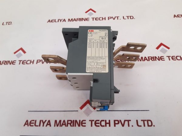 ABB TA200DU THERMAL OVERLOAD RELAY