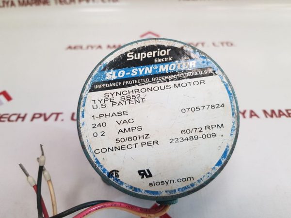 SUPERIOR ELECTRIC SS52 SYNCHRONOUS MOTOR