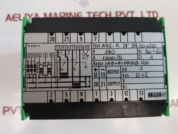 IME AW2-R RELAY ALARM S225/1