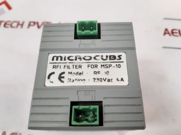 MICROCUBS RF-10 RFI FILTER FOR MSP-10