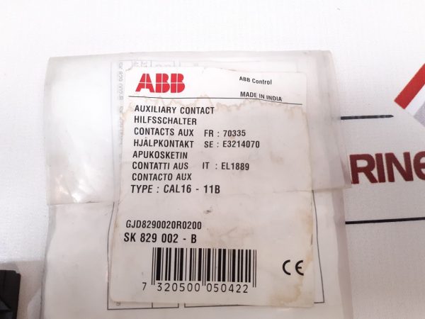 ABB CAL 16-11 AUXILIARY CONTACT BLOCK