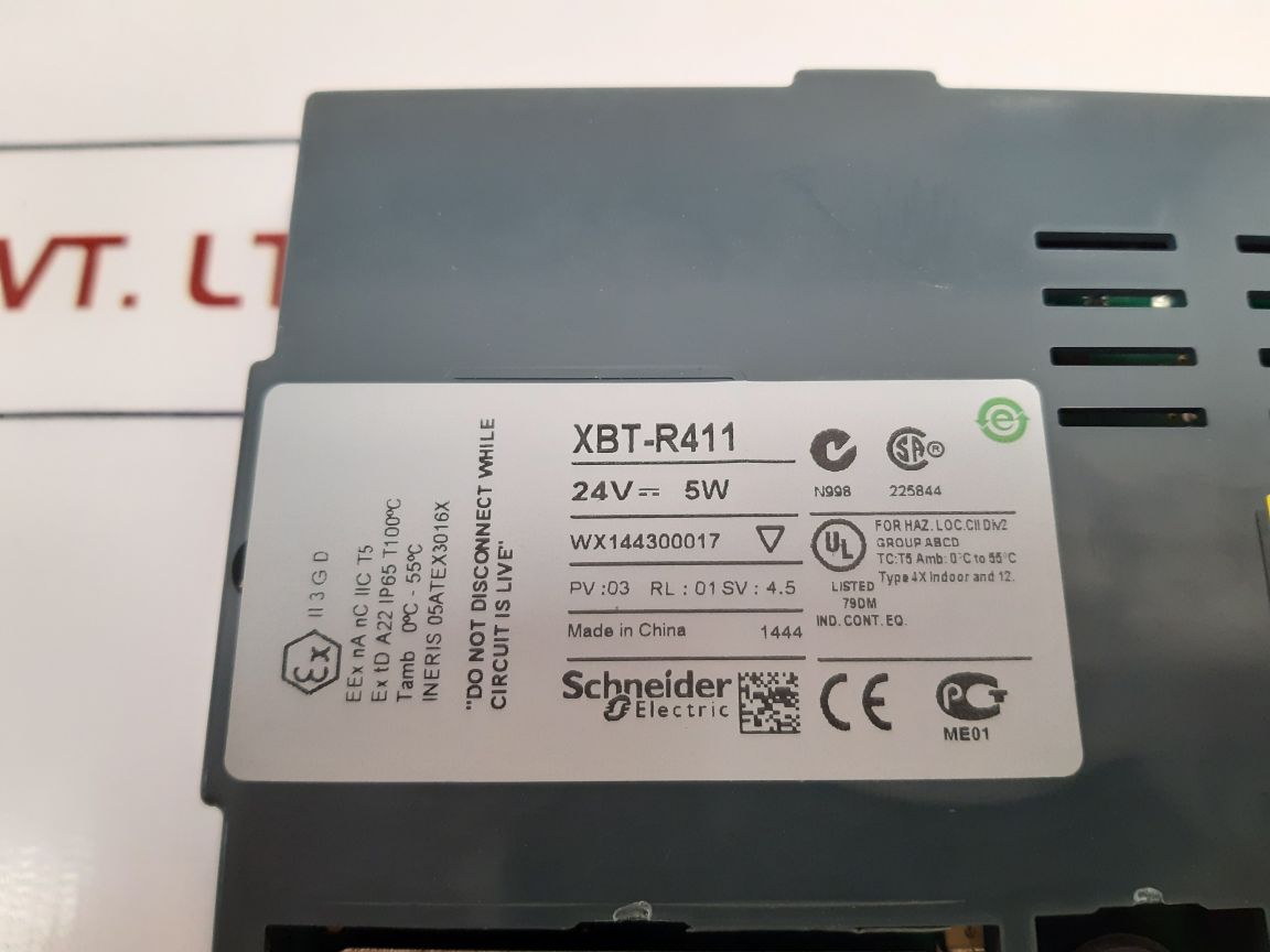 SCHNEIDER ELECTRIC XBT-R411 COMPACT TERMINAL PANEL
