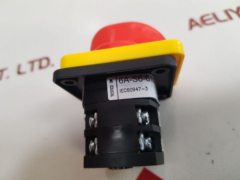 SALZER 6AS661026B13TDYR CAM OPERATED ROTARY SWITCH Aeliya Marine