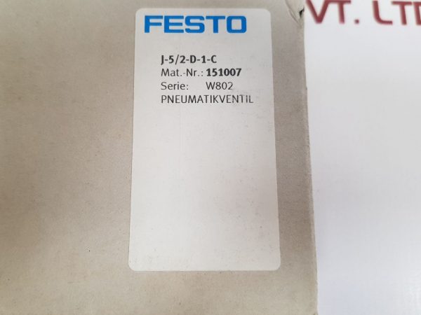 FESTO J-5/2-D-1-C PNEUMATIC VALVE