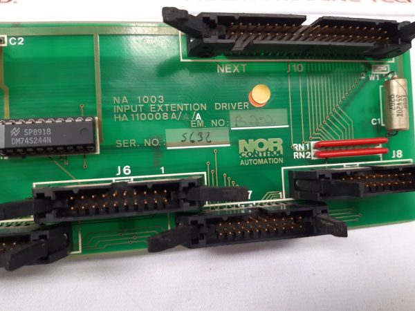 NORCONTROL AUTOMATION NA 1003 INPUT EXTENTION DRIVER
