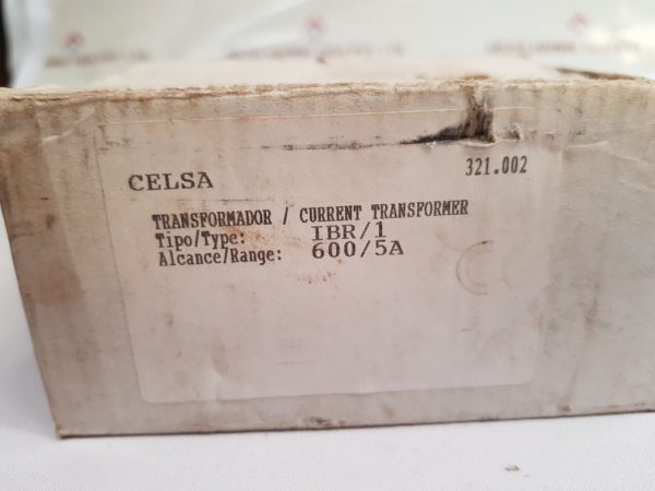 CELSA IBR-1 CURRENT TRANSFORMER 321.002