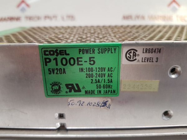 COSEL P100E-5 POWER SUPPLY